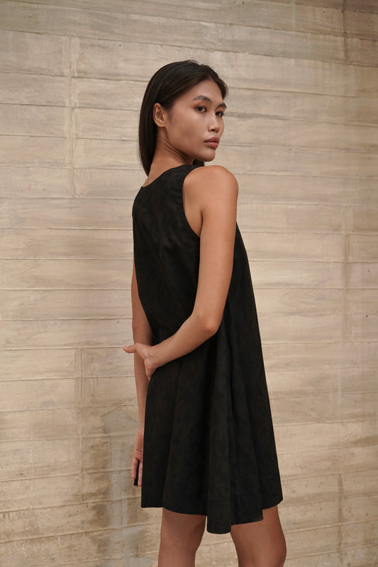 Trapeze Jacquard Dress