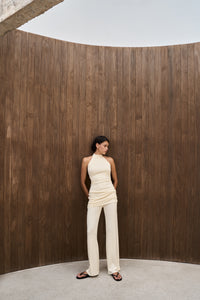 Low-rise Flared Trousers