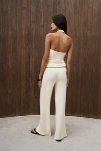 Low-rise Flared Trousers