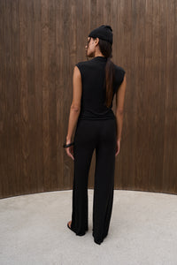 Low-rise Flared Trousers