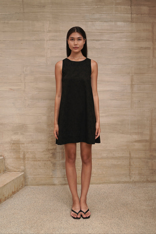 Trapeze Jacquard Dress