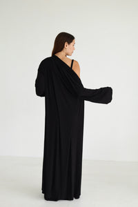Flowing kimono Veil - Black