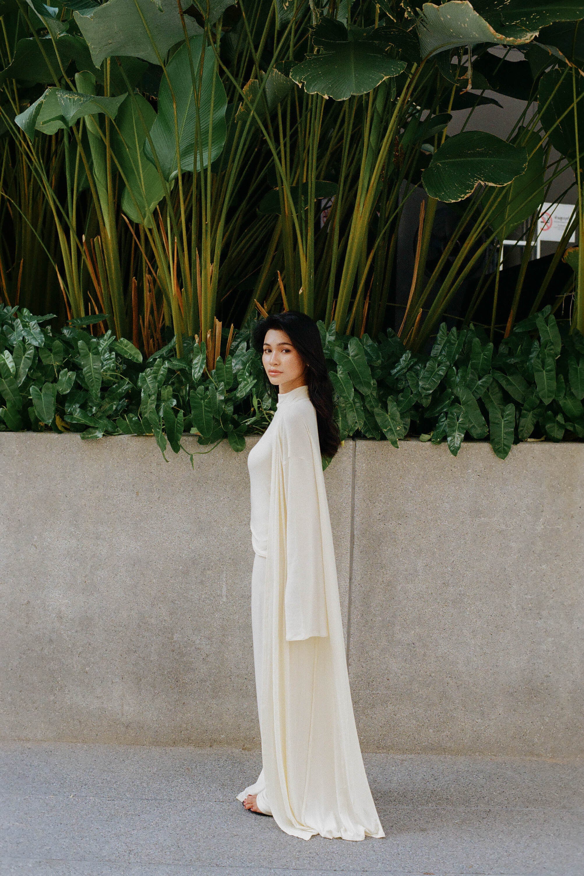 Flowing kimono Veil
